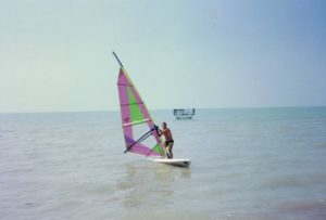 Windsurfing on the Hungarian Sea, Lake Balaton