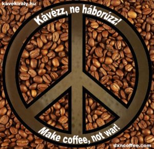Make DXN mushroom coffee, not war