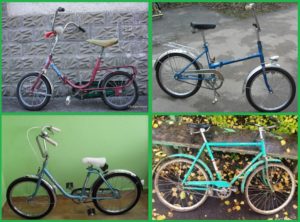 Vintage bikes from the 1980's in Europe, Russia and Hungary.
